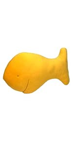 Fish Chicken Nugget Plush, 13 inch Funny Gifts Gold Soft Fish Chicken Nuggets Pillow for Birthday... | Amazon (US)