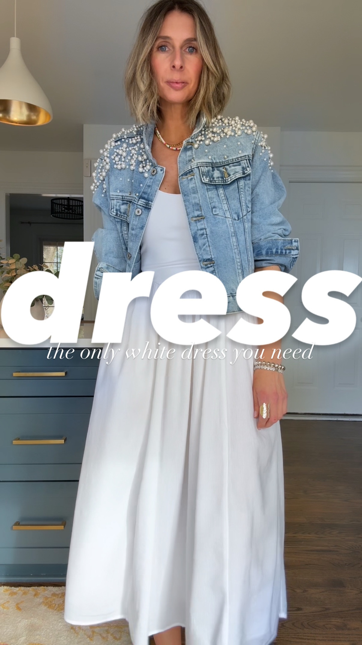 loving the v shaped waist on this easy breezy white dress. so beautiful. 30% off ends TODAY! 

love the dress with this fun denim jacket, but with this blazer (which is 44% off right now) just adds a little something different.👌 

sizing…
dress - small
denim jacket - medium
blazer - small

#effortlessstyle #styleover40 #aerie #whitedress #aeriereal #springbreakstyle 

effortless style + daily outfit inspo for over 40s. are you trying to rediscover your style, i got you. want to elevate your everyday looks, i got you. want easy, effortless style, i got you! come follow me @houseofmagpye 🫶

aerie dress, white dress, easy outfit, spring break outfit, summer dress, bride style, women’s blazer.

#LTKWatchNow #LTKSaleAlert #LTKTravel