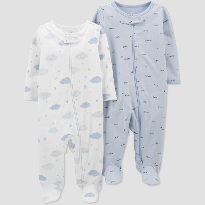 Baby Boys' 2pk Sleep N' Play - Just One You® made by carter's Blue | Target