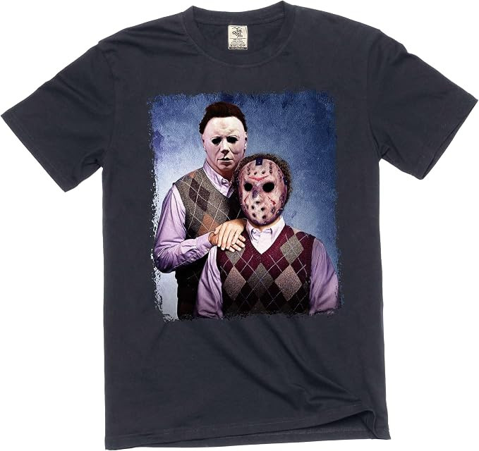 Jason and Michael Halloween Step Brothers Movie T-Shirt, Michael Myers Halloween T-Shirt | Amazon (US)