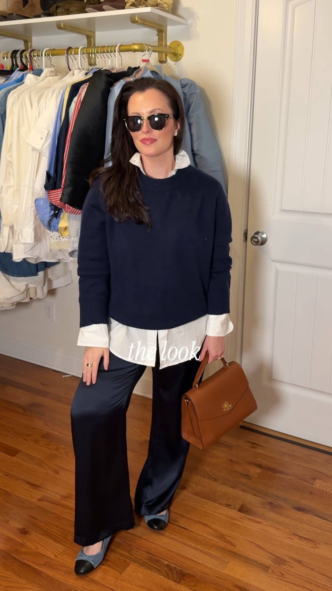 Timeless outfit inspired by Carolyn Bessette Kennedy 💙
Quince navy cashmere crewneck sweater (small)
Navy silk pants (washable) - Medium
White oversized button down top

#LTKSeasonal #LTKootd #LTKWorkwear