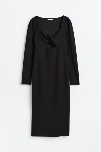 Cut-out bodycon dress | H&M (DE, AT, CH, NL, FI)