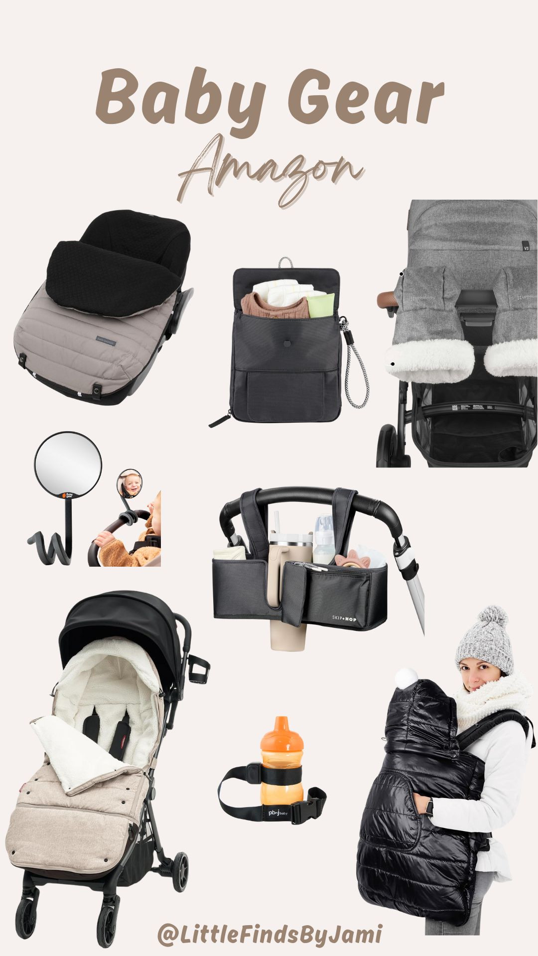 Stroller cold weather baby gear. Amazon. Travel essentials for winter. Vacation. Mom hack. Bunting. Stroller accessories. Baby shower gift idea.  

 #LTKSeasonal #LTKTravel #LTKBaby