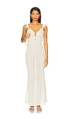 MORE TO COME Macie Maxi Dress in Cream from Revolve.com | Revolve Clothing (Global)