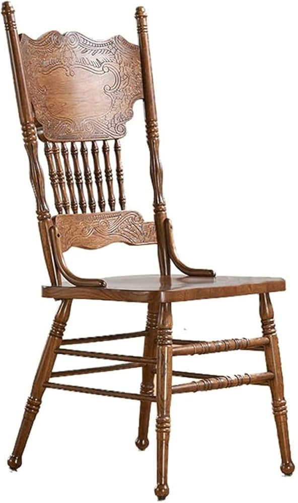 OLOTU Dining Room Chairs Retro Wooden Dining Chairs Comfortable and Breathable Kitchen Chair Fash... | Amazon (US)