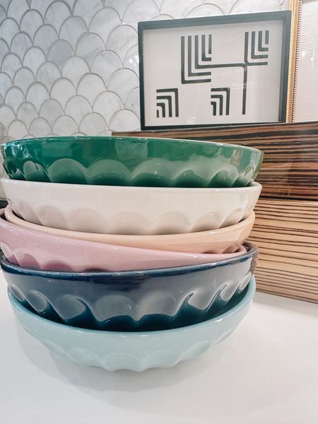 pasta bowls on sale — love the colorful options at Anthro! 

#LTKhome #LTKsalealert #LTKfindsunder50