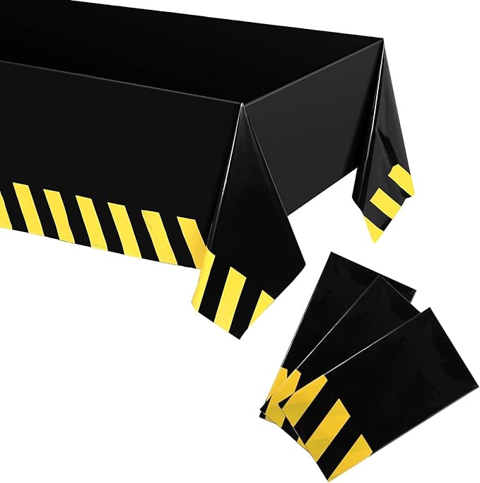 Remagr Construction Birthday Party Tablecloth Dump Truck Birthday Table Covers for Kids Boys Birt... | Amazon (US)