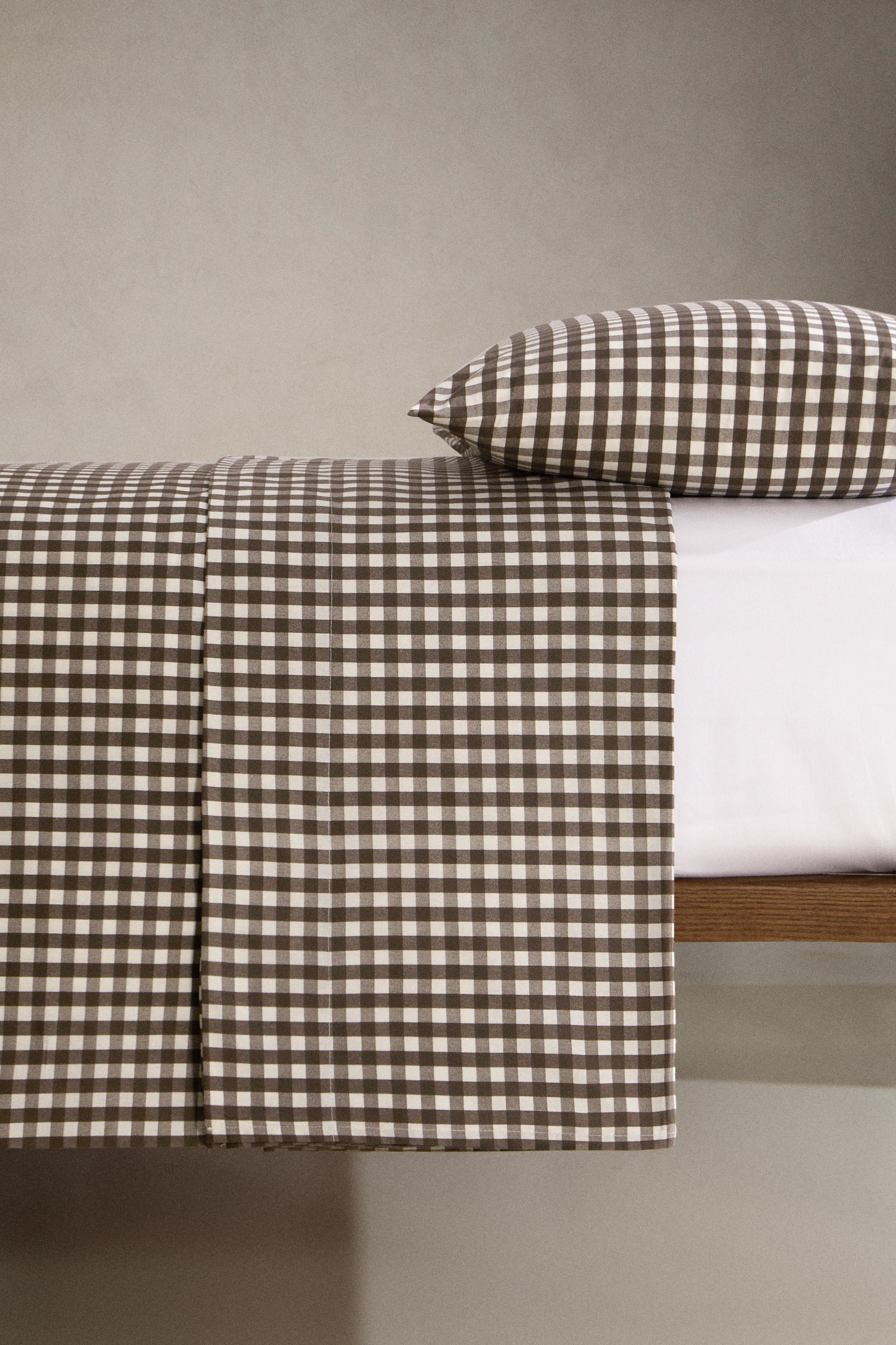 PLAID DUVET COVER | Zara US