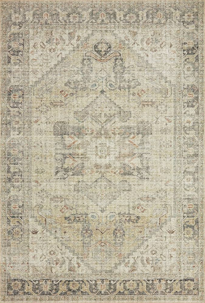 Loloi II Skye Collection SKY-13 NATURAL / SAND, Traditional 7'-6" x 9'-6" Area Rug | Amazon (US)