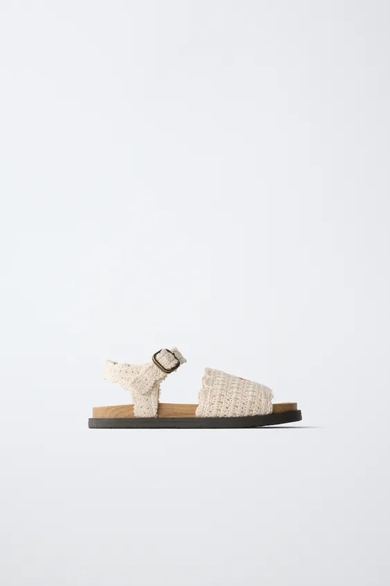 CROCHET CHERRY SANDALS | Zara UK