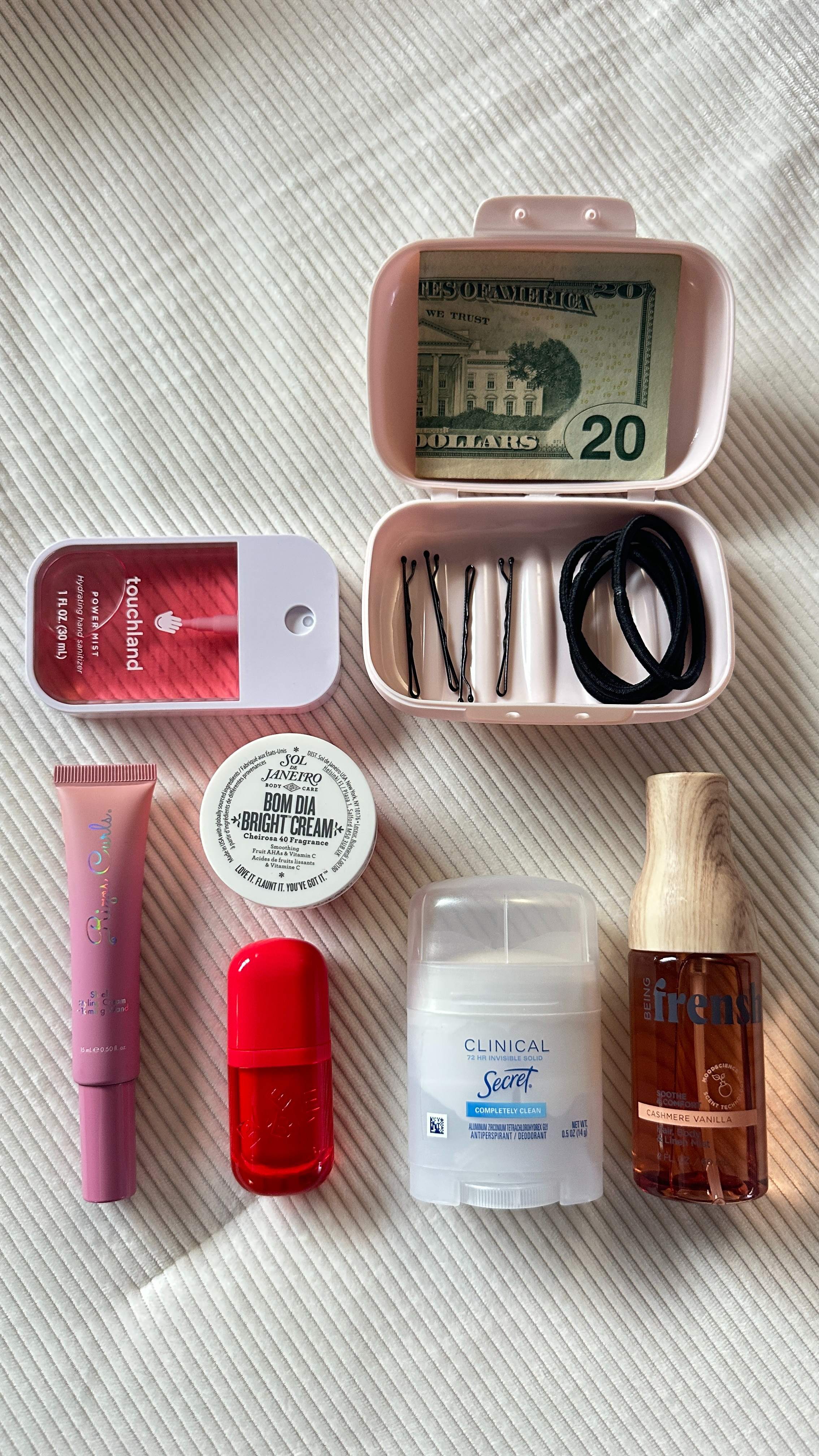 simple school & dance emergency kit 

 
