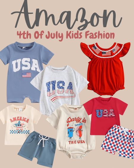 4th of July outfits for babies and toddlers from Amazon! 
Newborn clothes, newborn onesie, toddler fashion, toddler outfit, baby outfits, baby fashion, amazon finds, amazon baby, patriotic baby outfits, patriotic kids outfits, 4th of July, Fourth of July 

#LTKKids #LTKBaby #LTKParties