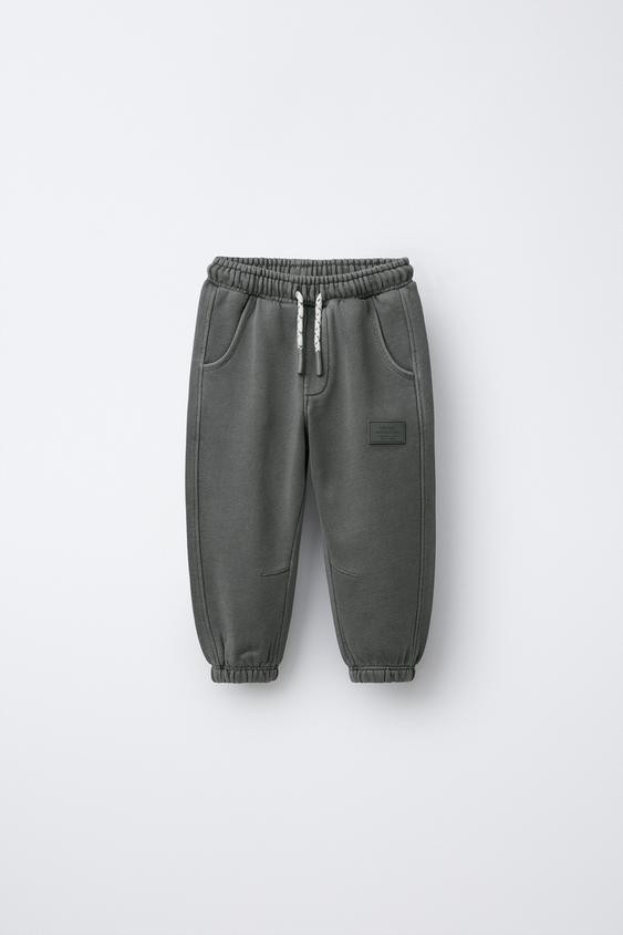 LABEL JOGGER PANTS | Zara US