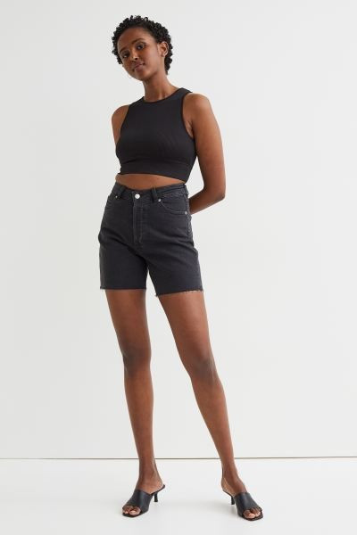 High Waist Denim Shorts | H&M (US + CA)
