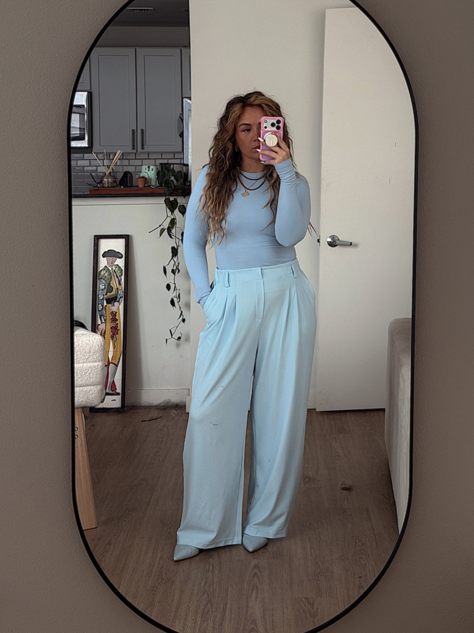 top and heels - amazon 
pants - halara

#LTKootd #LTKWorkwear