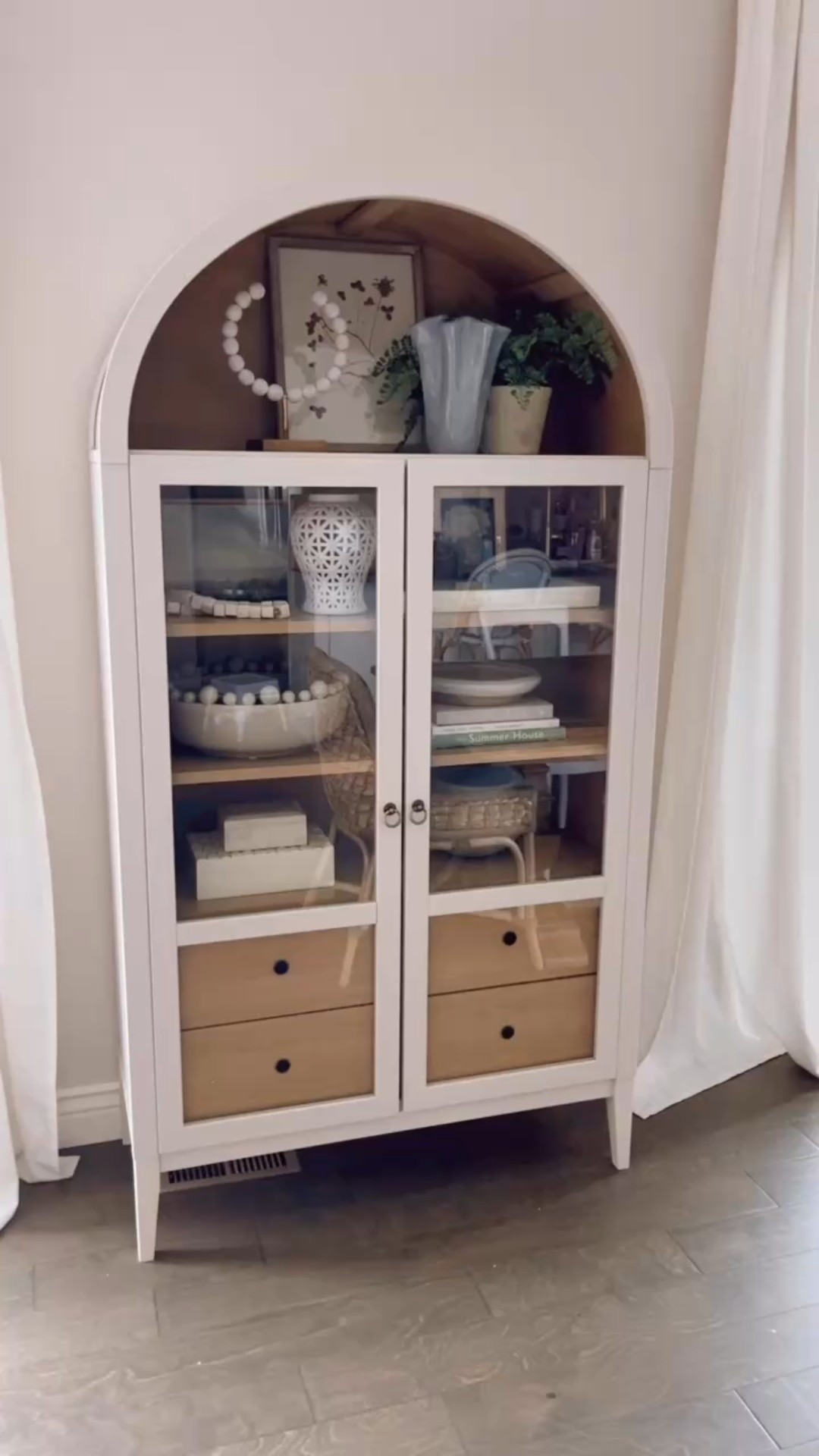 Arched cabinet, display cabinet 

#LTKHome