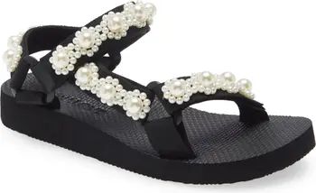 Trekky Imitation Pearl Sandal | Nordstrom