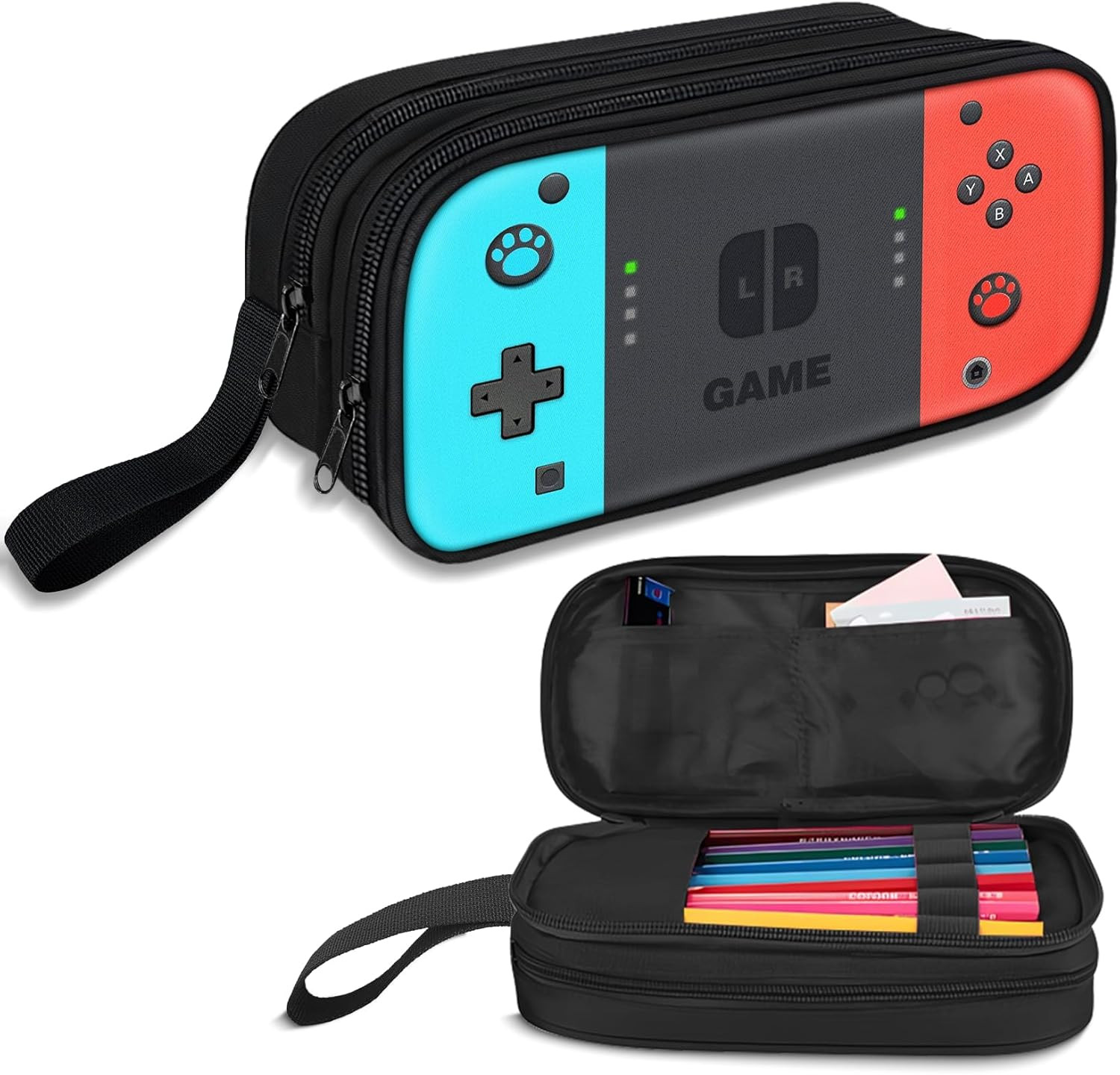 Large Pencil Case for Boys - Boys Pencil Pouch with Zipper Compartments - Big Capacity Pen Box Ga... | Amazon (US)