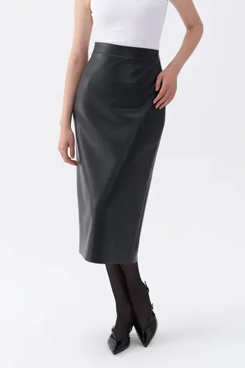 High Waist Faux Leather Skirt | Nordstrom