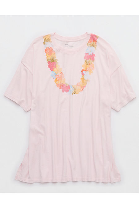 Aerie Sleep Happens Night Tee Women's Yellow Infusion XXS | Aerie