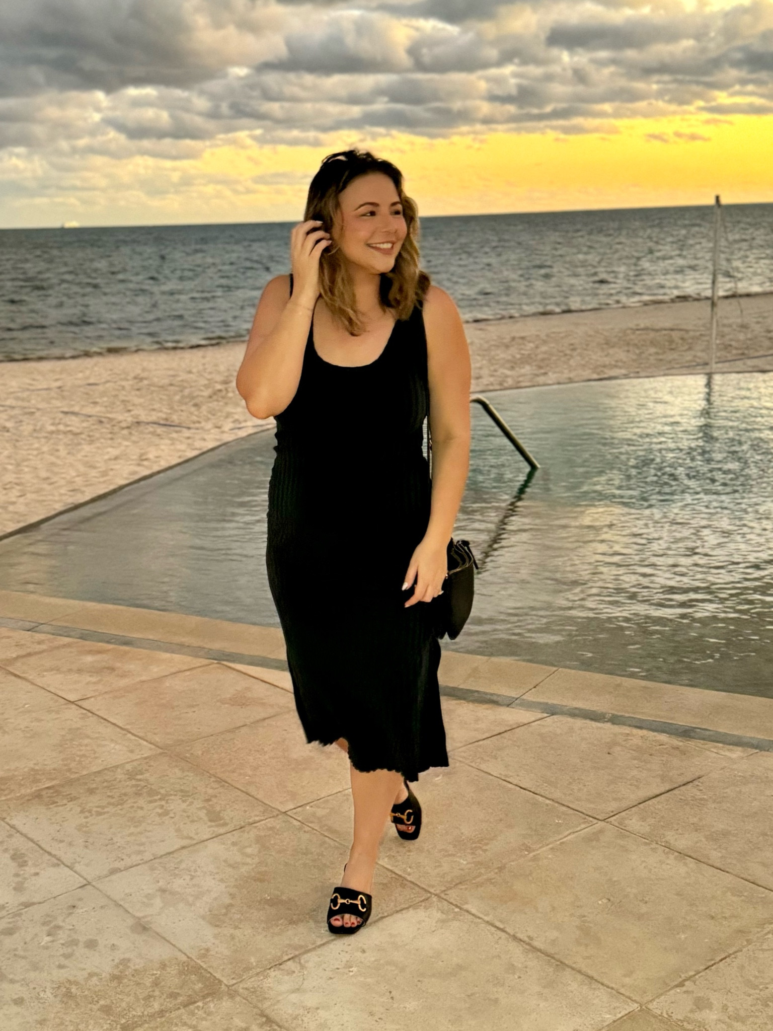 Night 1 look 🖤

You have to check out these kitten heels- perfect with a dress, shorts, cropped jeans- you name it! One of only three pairs I brought on this trip! 

#LTKfindsunder50 #LTKbeauty #LTKstyletip