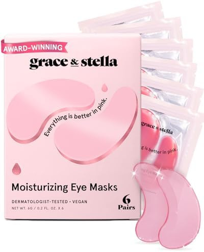 grace & stella Award Winning Under Eye Mask - Reduce Dark Circles, Puffy Eyes, Undereye Bags, Wri... | Amazon (US)