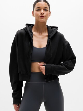Forever Fleece Crop Full Zip | Athleta