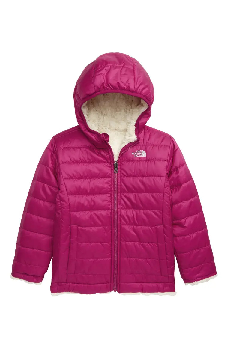 Mossbud Swirl Reversible Water Repellent Hooded Jacket | Nordstrom