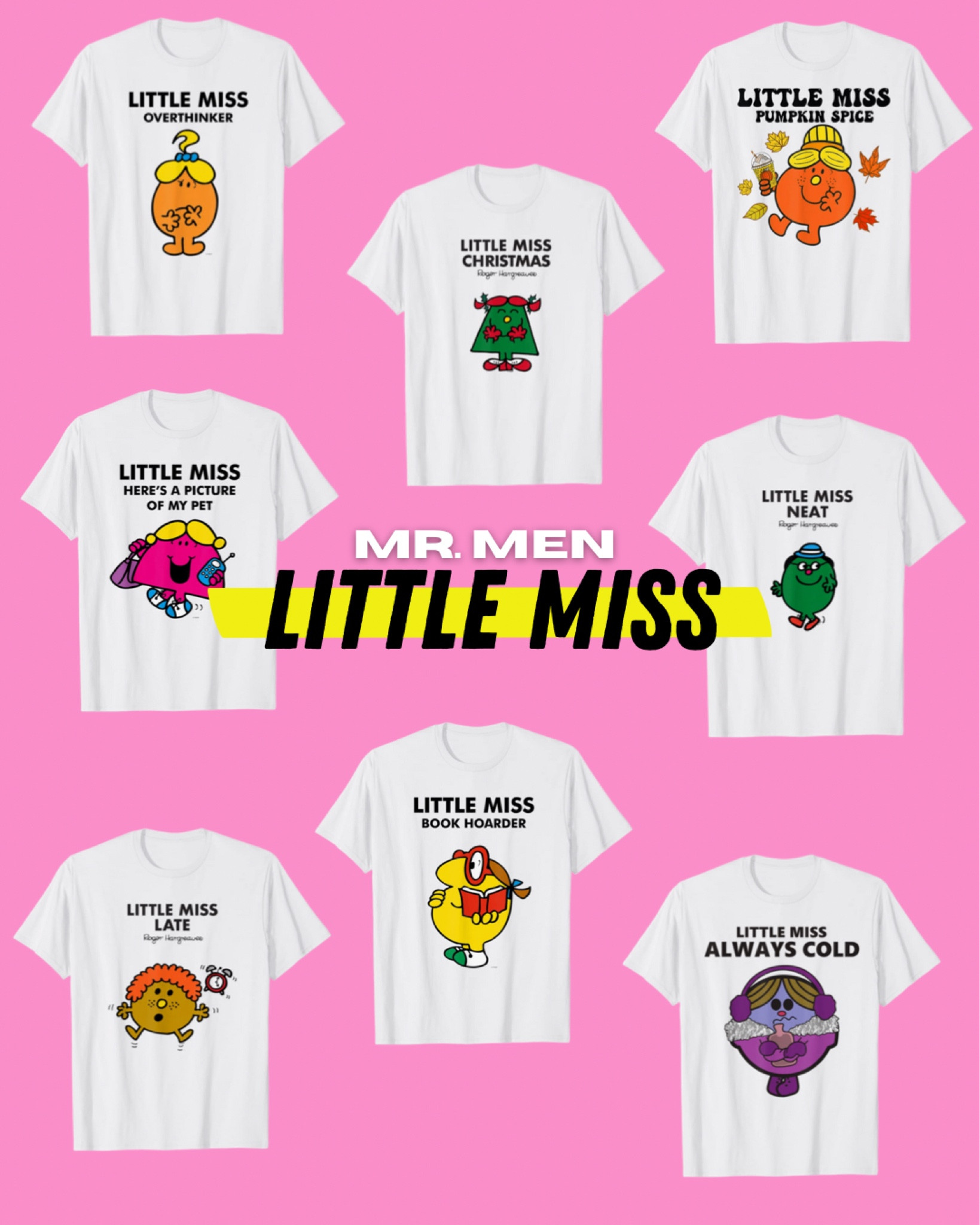 What one is you? The Little Miss graphic tee makes a great gift! 

#LTKHoliday #LTKunder50