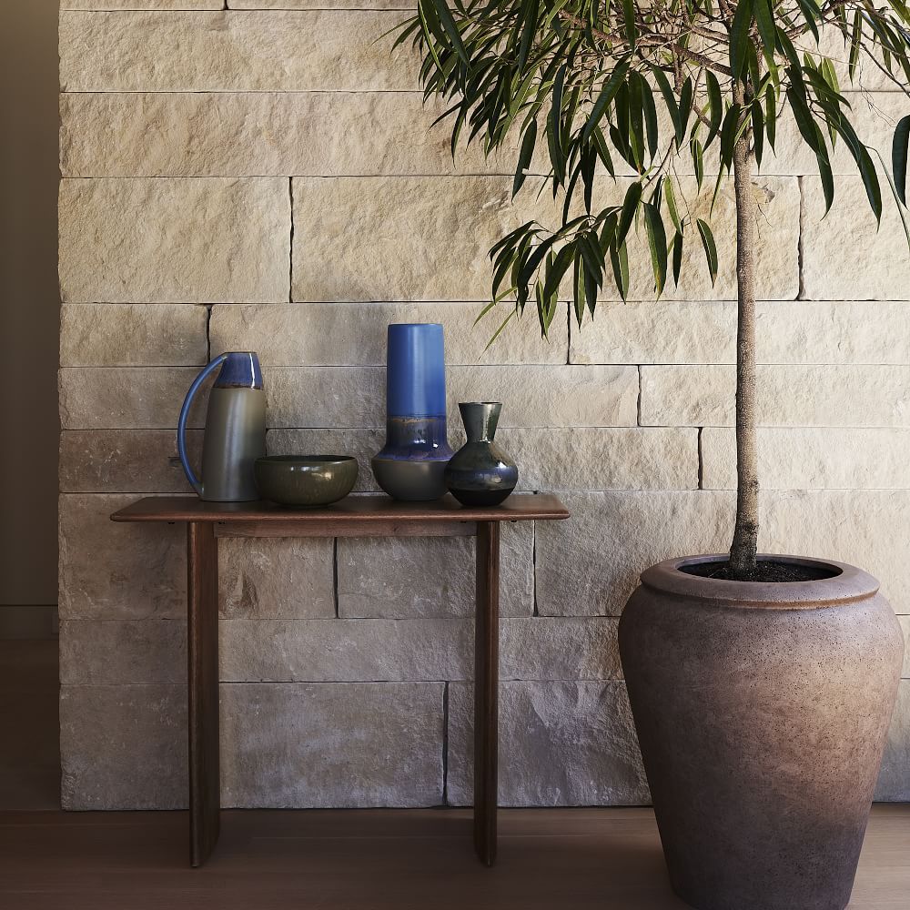 Rustic Ficonstone Indoor/Outdoor Planters | West Elm (US)