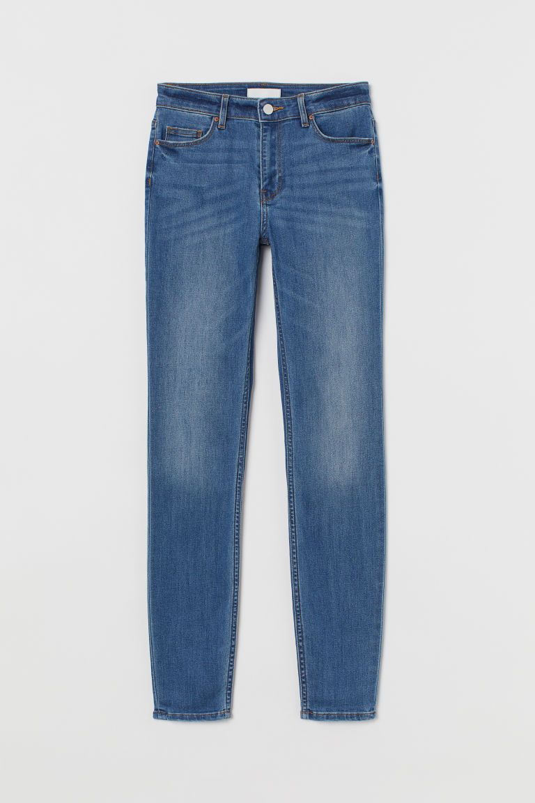 H & M - Skinny Regular Jeans - Blue | H&M (US + CA)