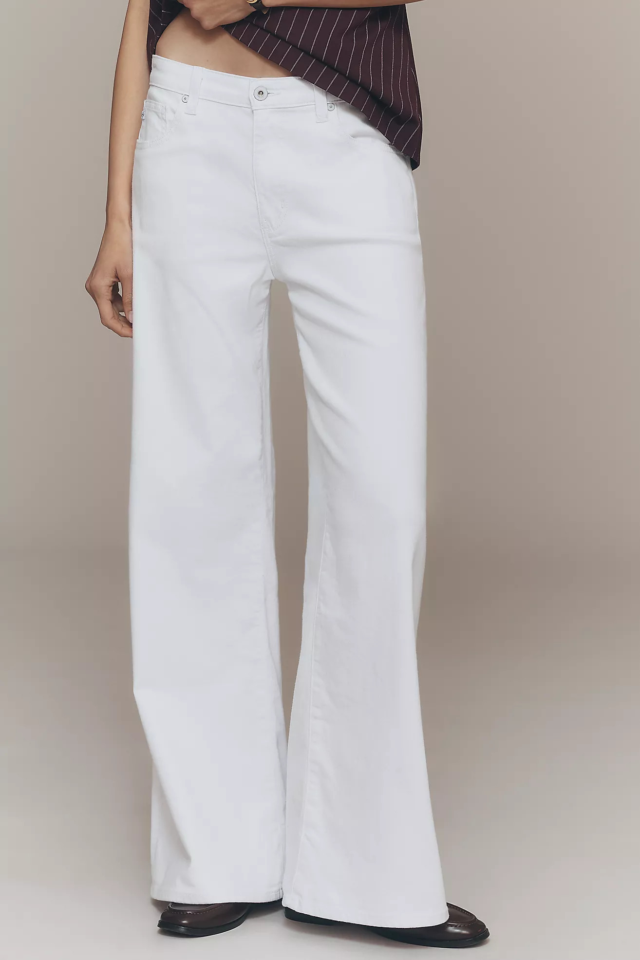 AG Saige High-Rise Wide Leg Jeans | Anthropologie (US)