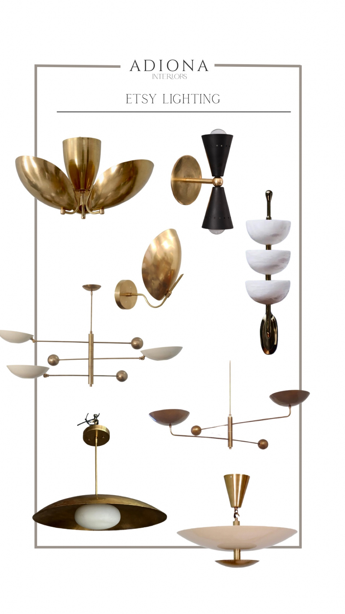 These lighting fixtures from Etsy are making me drool! 

Chandelier, sconces 

#LTKSeasonal #LTKSaleAlert #LTKHome