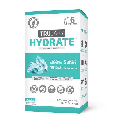 TruLabs Hydrate Sports Drink - Glacier Freeze - 0.78oz/6ct | Target
