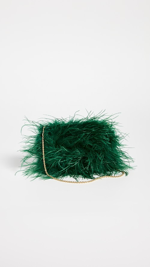Loeffler Randall Mini Feather Pouch | SHOPBOP | Shopbop