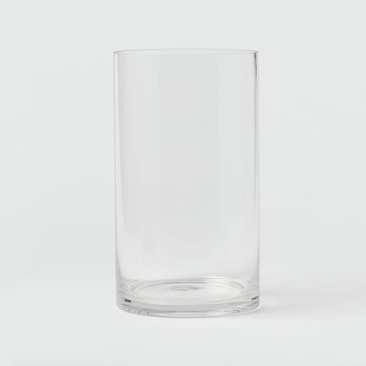 Clear Hurricane 4" x 7" Pillar Candle Holder - Room Essentials™: Transparent Vase, Tabletop Dis... | Target