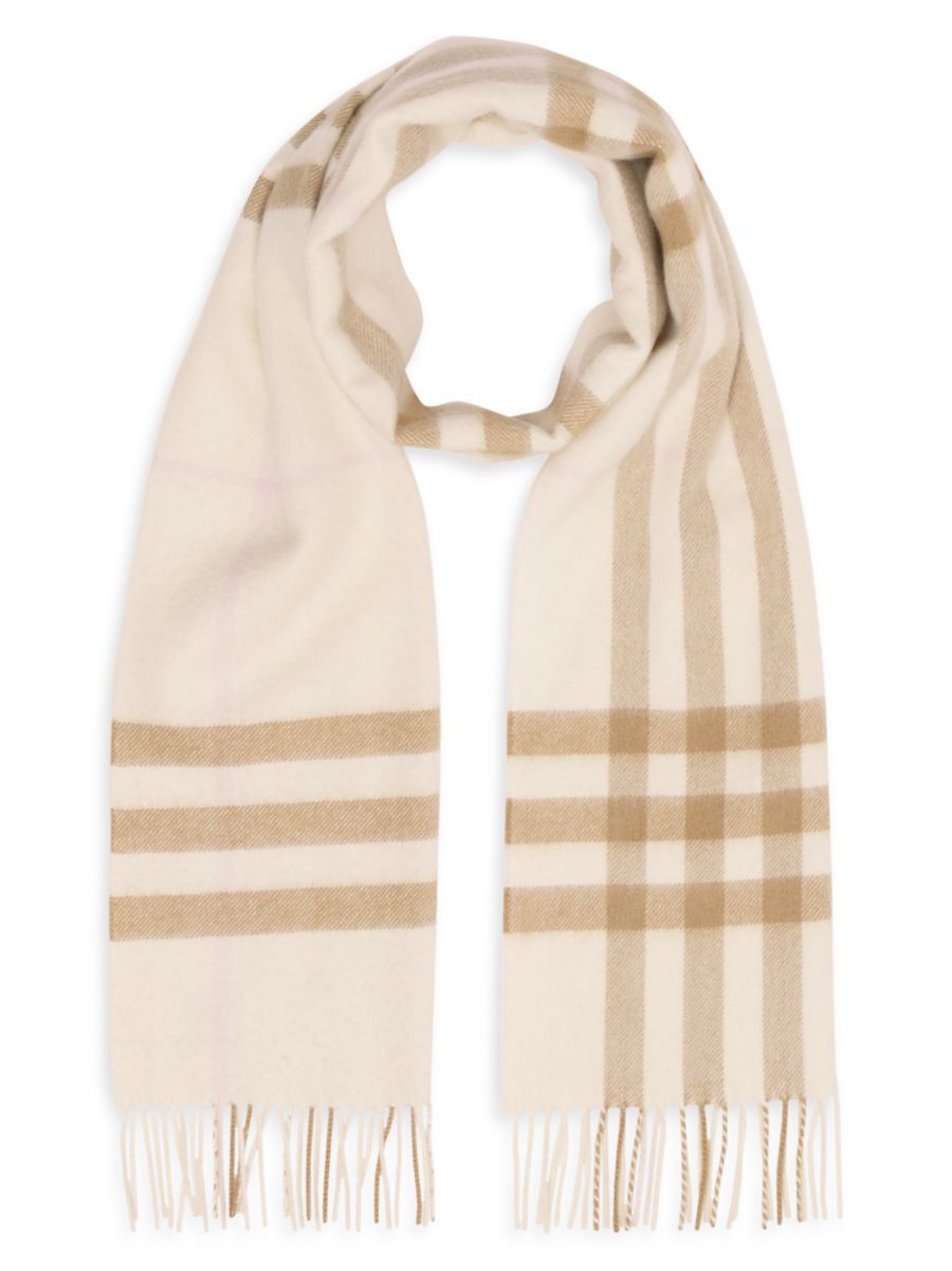 Burberry The Classic Check Cashmere Scarf | Saks Fifth Avenue