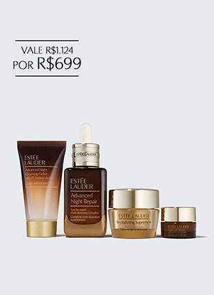 Kit Rotina Anti Idade: Limpeza + Reparação + Glow | Estée Lauder Brazil | Estee Lauder (BR)