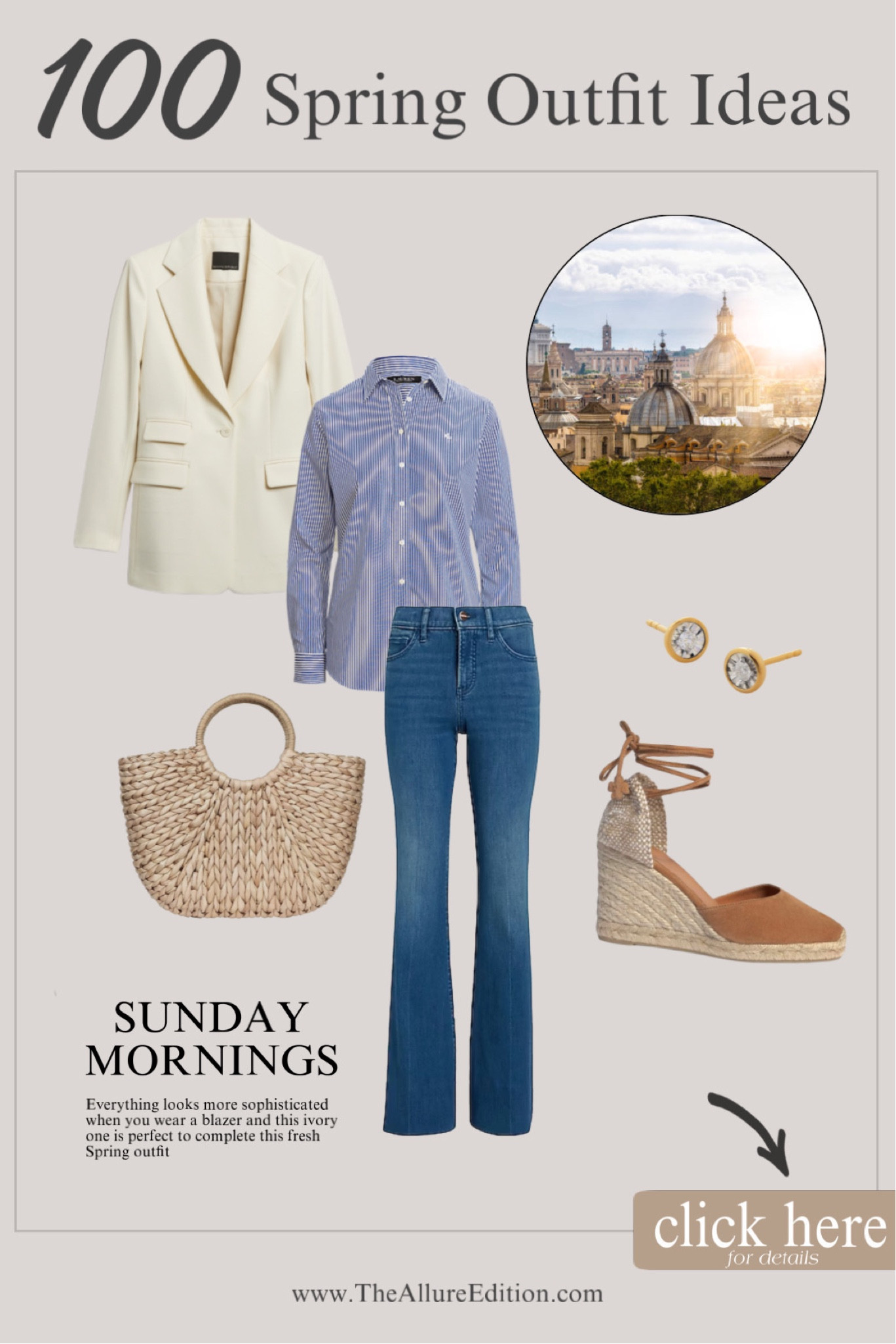 Spring Outfit idea
Spring white skinny jeans pants, old money outfit 
Spring outfit inspiration 
Spring capsule wardrobe 
Skirt
Khaki shorts 
Dress, Trench coat, blacl bag, raffia bag
#outfitideas 
Denim outfit
How to wear jeans
Outfits with espadrilles 
Outfits with white blazer
Raffia bag

#LTKFind #LTKstyletip #LTKSeasonal