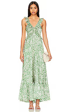 HEARTLOOM Galeta Dress in Verde from Revolve.com | Revolve Clothing (Global)