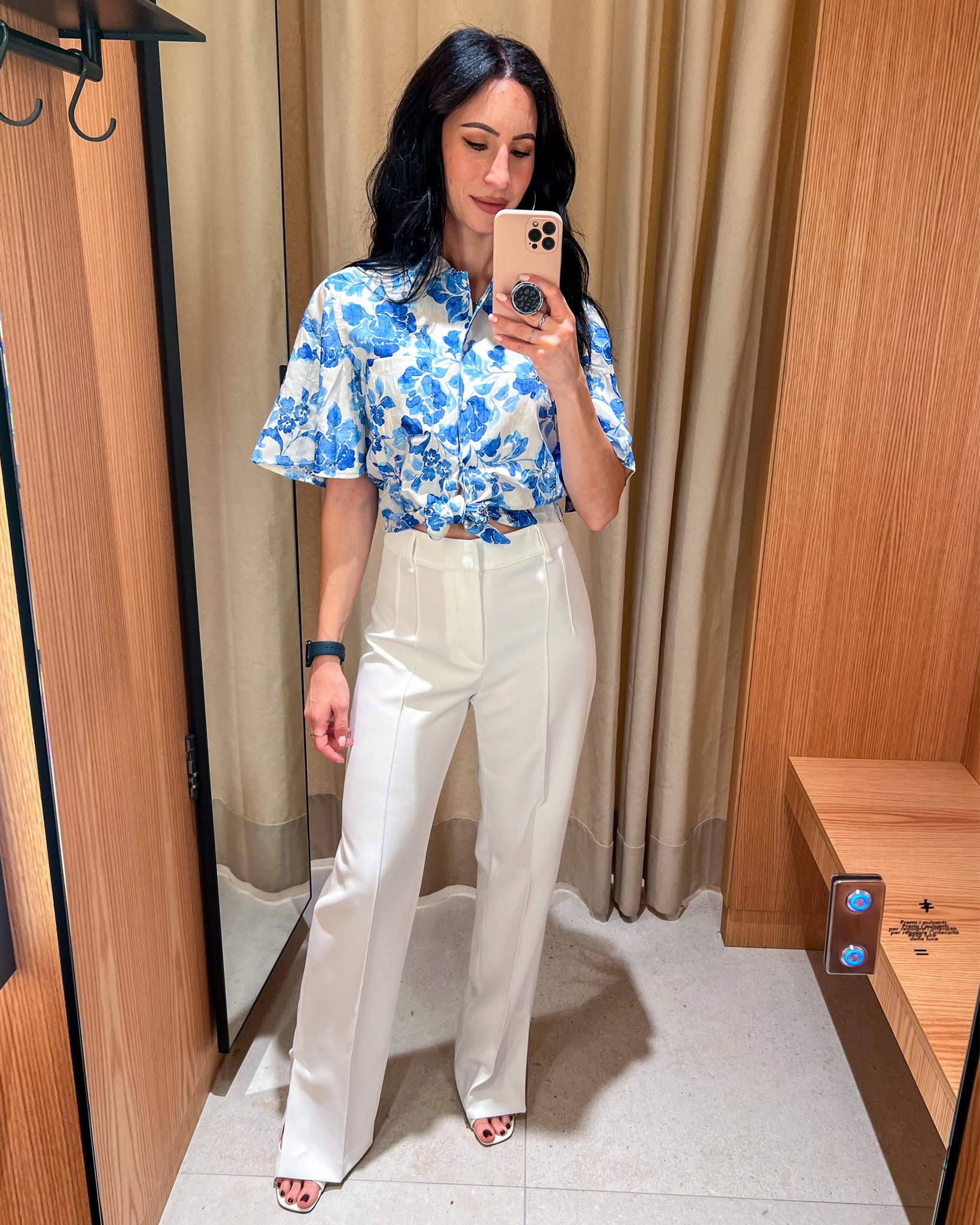 Outfit primavera Mango. Outfit cerimonia, outfit bianco, pantaloni bianchi, camicia primavera, outfit casual

#LTKeurope #LTKunder50