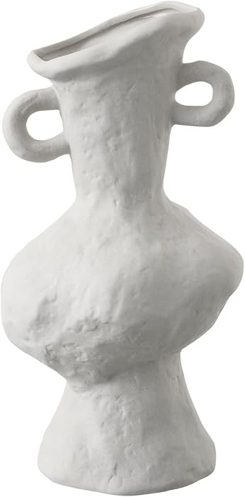 Handmade Rustic Ceramic vase for Flowers Unique Decorative Pottery Vase for Farmhouse Home Office... | Amazon (US)