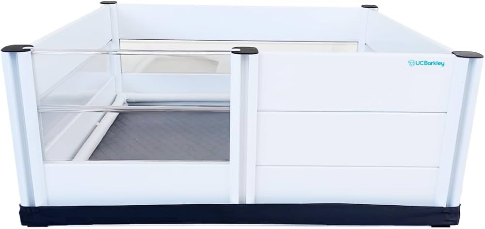Whelping Box for Dogs and Puppies with Clear Window Panel – Modular, Easy-Clean, Safe Design wi... | Amazon (US)