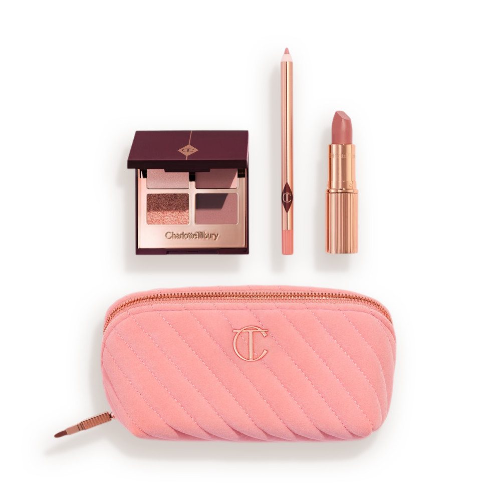 The Gift Of Pillow Talk Eyes + Lips + Limited-edition Makeup Bag | Charlotte Tilbury | Charlotte Tilbury (US)