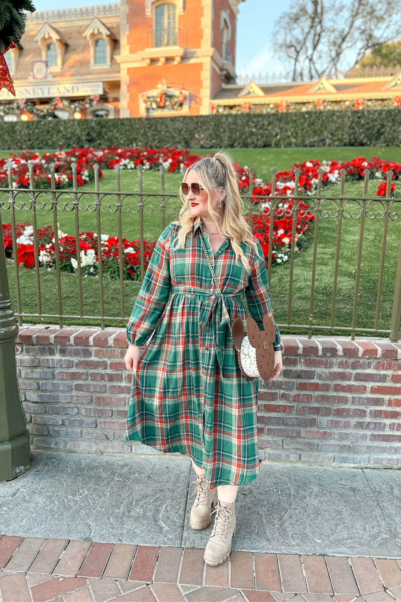disney holiday dress jessonpointe on LTK disneyland christmas outfits