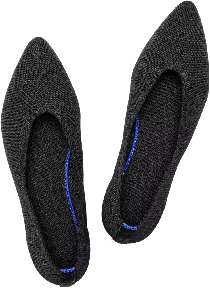 Frank Mully Womens Pointed Toe Flats Knit Dress Shoes Comfort Women Shoes Slip On Shoes for Woman... | Amazon (US)