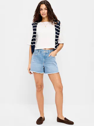 High-Waisted OG Jean Shorts -- 4-inch inseam | Old Navy (US)
