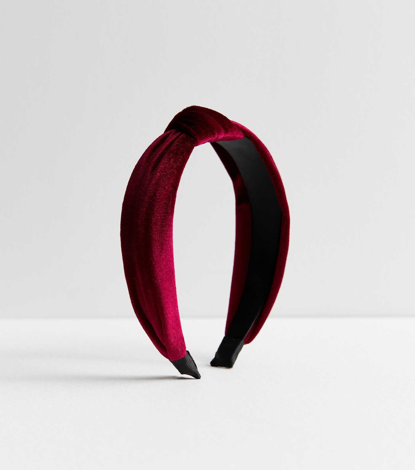 Burgundy Velvet Knot Headband | New Look | New Look (UK)