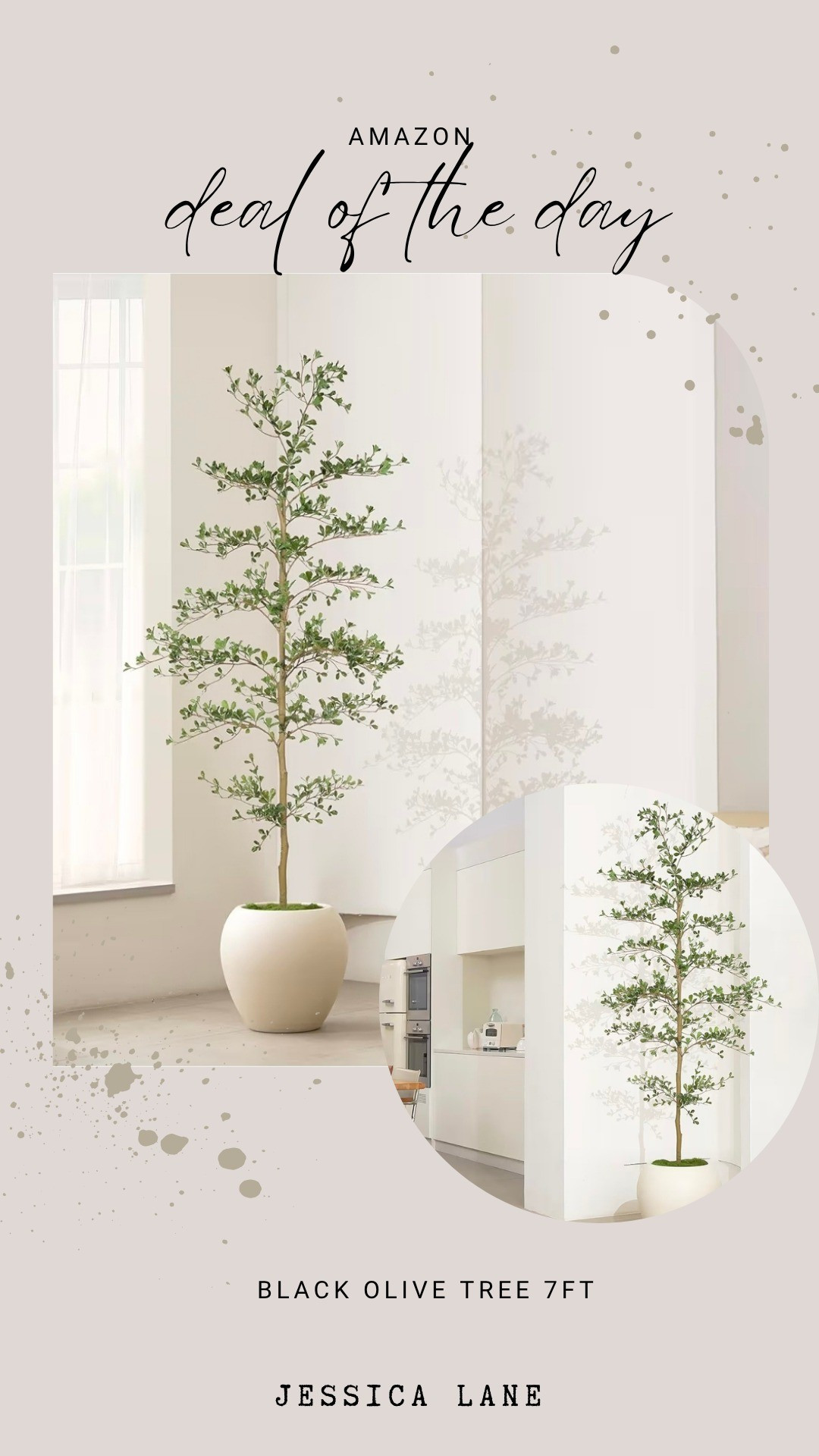 Bring a touch of nature indoors with this stunning 7ft faux black olive tree. It is the perfect maintenance-free statement piece for any room in your house.#homedecor #fauxplants #amazonfinds #interiordesign

#LTKSaleAlert #LTKHome #LTKSeasonal