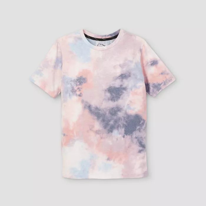 Boys' Tie-Dye Short Sleeve T-Shirt - art class™ Pink/Blue | Target